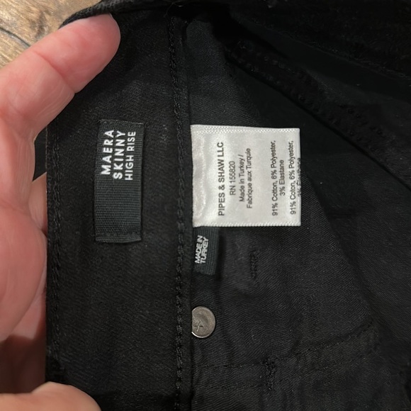 Veronica Beard Maera Skinny High Rise Jeans in Onyx Sz26 - Picture 9 of 13